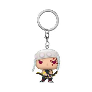 Funko Pop! Keychain: Demon Slayer - Tengen Uzui - mini figura de vinil colecionável porta-chaves original - enchimento de meias - ideia de presente- Mercadoria oficial - Fãs de Anime - Minifigura (Discos de Vinil)
