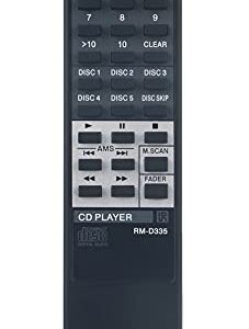 Controle remoto substituído RM-D335 para Sony CD Player Compact Disc Player CDP-C345M CDP-C345 CDP-C245 CDP-C741 CDP-C365 CDP-C265 CDP-C425 CDP-C445 CDP-C495 CDP-CA7ES DPC345 CDP-C45 CDP-C45 CDP-C45 CDP-C45 CDP-C495 CDP-C495 CDP-C495 225 CDs P-C235 CDP-C245 (Equipamentos)