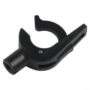 Suporte compacto de braço ABS preto 2 x 3 x 1 cm para toca-discos Technics SL1200 SL1210 MK2 M3D MK5, acessório de substituição estável para atualização de vinil (Equipamentos)