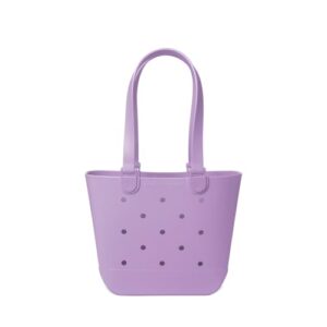 Simple Modern Bolsa de praia de borracha, Brisa roxa, Medium, Médio (Discos de Vinil)