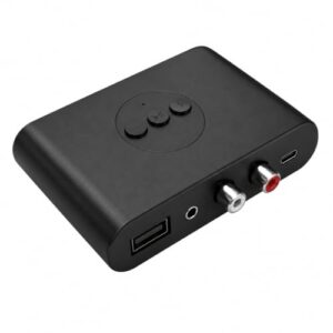 Receptor Áudio Bluetooth 5.3 NFC USB P2 RCA BLS-B21 (Equipamentos)