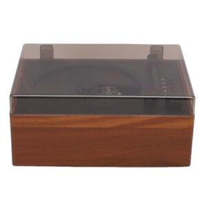Naroote Leitor de CD Portátil Com Bluetooth 5.1, Suporte para CD, R, RW, MP3, WMA Home Music Player, Ideal para Música Doméstica (Marrom) (Equipamentos)