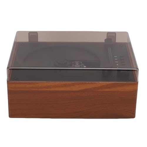 Naroote Leitor de CD Portátil Com Bluetooth 5.1, Suporte para CD, R, RW, MP3, WMA Home Music Player, Ideal para Música Doméstica (Marrom) (Equipamentos)