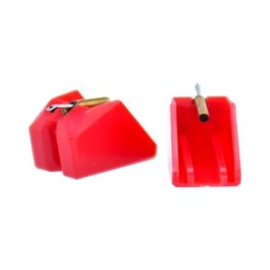 SundiooK Caneta Stylus compatível com toca-discos Panasonic Technics EPS25CS SLBD2 SLDD2, para ponta de diamante de precisão, aprimorada, vermelha (Equipamentos)