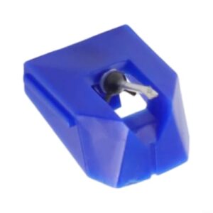 Agulha Stylus elíptica AT-VMN95E para toca-discos Audio Technica - Atualização de cartucho magnético móvel para LP120X - Cantilever de alumínio (azul) (Equipamentos)