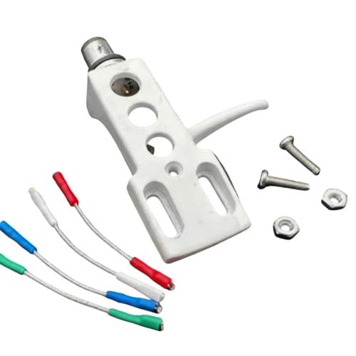 SundiooK Cartucho de cabeça com AT3600L para toca-discos, compatível com Pioneer PLX-1000-518 -530, fácil instalação de metal preto (Equipamentos)