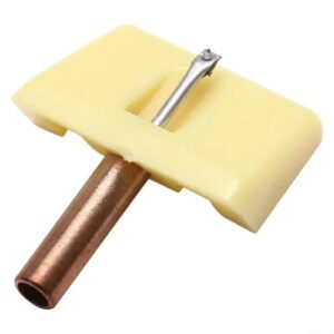HanOaki Caneta de substituição para toca-discos Pickering V204 P3 e Seeburg, compatível com toca-discos de vinil, agulha de cartucho amarelo (Equipamentos)