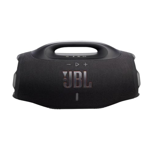 JBL, Caixa de Som, Boombox 4, Bluetooth, Som JBL Pro, AI Sound Boost, Graves Personalizáveis, Bateria de até 34h, IP68, Áudio Lossless – Preta (Equipamentos)
