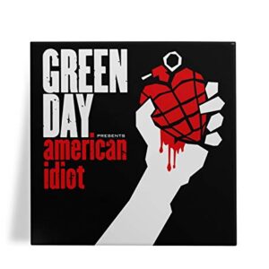 Azulejo Decorativo Green Day American Idiot 15x15 (Discos de Vinil)