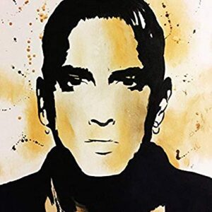 Eminem por Ed Capeau Tela 40,64 x 30,44 cm Edição Giclée Impressão de Arte Retrato Slim Shady Marshall Mathers LP (Discos de Vinil)