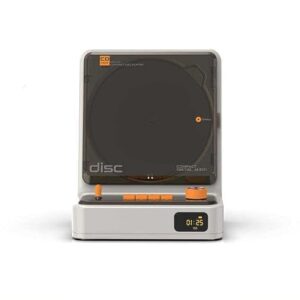 CD Player Retrô Saída Óptica Transporte Bluetooth 5.1 Controle (Equipamentos)