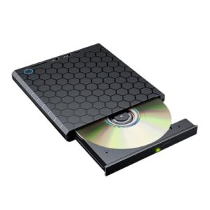 Drive Óptico Externo Portátil Gravador e de CD DVD USB 3 0 Type-C Multifuncional Cache 8MB Alta Transmissão Redução Ruído Plug-and-Play (CDs)