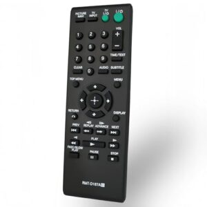 Controle remoto de substituição universal RMT-D187A 148700511 compatível com Sony DVP-SR200P DVP-SR400P CD DVD Player (Equipamentos)