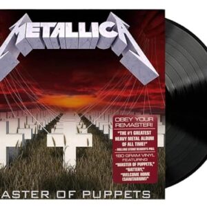 Master Of Puppets (1986) Remastered by Metailica 180-gram Vinyl - Metallica (Discos de Vinil)