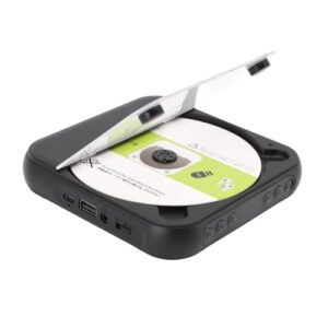 VBESTLIFE Players de CD Portáteis para Casa, Bluetooth 5.3 do Bluetooth de Blueto de 2 Via, CD Player de Mesa, Music Player, Com Fone de Ouvido (Equipamentos)