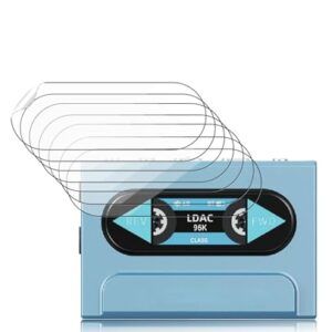 Arxonis Pacote com 7 protetores de tela para FiiO/Snowsky Retro Nano MP3 Player, vidro temperado de dureza 6H, anti-impressões digitais, anti-arranhões, fácil instalação, HD transparente (Equipamentos)