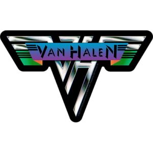 Van Halen Metal Logo Sticker (Discos de Vinil)