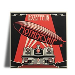 Azulejo Decorativo Led Zeppelin Mothership 15x15 (Discos de Vinil)