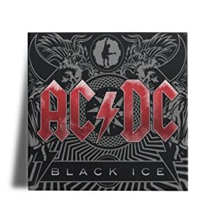 Azulejo Decorativo Ac Dc Black Ice 15x15 (Discos de Vinil)