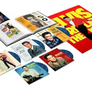 The King Collected Box - Elvis 5 LP Box Set + 40-Page Book & A2 Poster - Deluxe Colored Edition - Elvis Presley (Discos de Vinil)