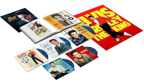 The King Collected Box - Elvis 5 LP Box Set + 40-Page Book & A2 Poster - Deluxe Colored Edition - Elvis Presley (Discos de Vinil)