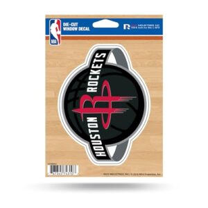 Rico Industries Decalque de vinil cortado NBA Houston Rockets (Discos de Vinil)