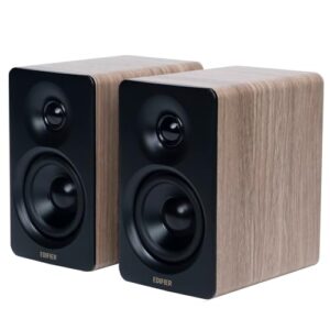Edifier Alto-falante multimídia M60 Bluetooth 5.3, 66W RMS, áudio de alta resolução e áudio sem fio de alta resolução, LDAC, graves médios de 7,6 cm e tweeter de 2,5 cm, entradas USB-C e auxiliares - (Equipamentos)