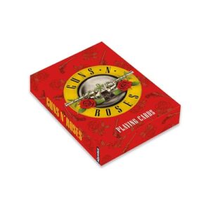 AQUARIUS Guns N' Roses Playing Cards Standard Size – Themed Novelty Deck with 52 Unique Rock Designs – Collectible Merchandise Gift for Teens and Adults (Discos de Vinil)