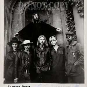 Fotografia da banda The Allman Brothers 20 x 25 | Retrato de banda magnífico de 1969 | Música americana lendária | Rock and Roll | Imagem icônica | Memorabilia vintage | Restauração original | 20 x 25 (Discos de Vinil)