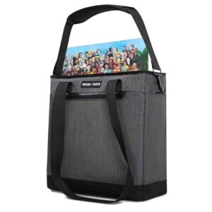 Record Roots Vinyl Sling Bag - Weather Resistant Canvas Messenger Bag for Vinyl Albums - DJ Bag Holds 36 LP's (12") and 10 Singles (7") with Protective Foam Interior (Discos de Vinil)