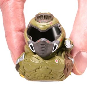 TUBBZ Mini Doom Slayer Boneco colecionável de vinil de borracha - Mercadoria oficial do Doom - PC e videogames de ação (Discos de Vinil)