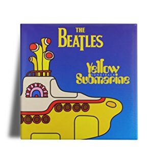 Azulejo Decorativo Beatles Yellow Submarine 15x15 (Discos de Vinil)