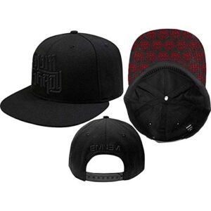 Eminem Boné de beisebol masculino slim shady ajustável preto, Preto, Tamanho �nica (CDs)