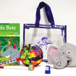 Jungle Beat: Deluxe Kit, Book and CD, Jungle Drum, Elephant Puppet, Hand Stamp and Jungle Tote Bag by Lynn Kleiner (December 01,2005) - unknown author (CDs)