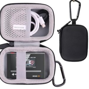 WAIYUCN Estojo rígido compatível com SnowSky/FiiO Echo MINI HiFi Bluetooth MP3 Player capa protetora (preto) (Equipamentos)