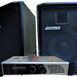 CAIXA DE SOM KIT 2 PASSIVA 250W 1 POTÊNCIA 400W PROFISSIONAL (Equipamentos)