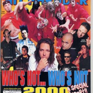 Hit Parader Magazine WHO'S HOT... WHO'S NOT Limp Bizkit KORN Dope SLIPKNOT Deftones PAPA ROACH October 2000 C (Hit Parader Magazine) (CDs)