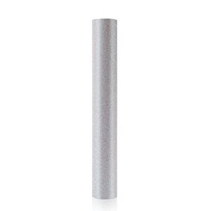 Vinil de transferência de calor HTV 30,5 cm x 1,5 m/12 pol. x 5 pés Rolo de vinil de ferro em várias cores, glitter e brilhante, compatível com todas as máquinas de corte Vinil HTV para camise type1 (Discos de Vinil)