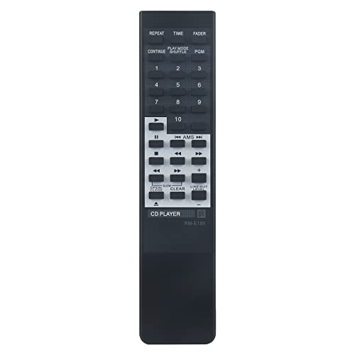 Beyution RM-E195 Controle remoto substituído compatível com Sony CD Player Compact Disc Audio 228ESD 227ESD CDP-X33 CD222 CDP-590 CDP-950 CDP-790 CDP227 CDP228 CDP333 CDP497 CD750 CDP-497 (Equipamentos)