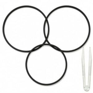 Samkosaca Kit de cintos de substituição para leitor de CD para Sony CDP-CX300 CDP-CX335 CDP-CX350 CDP-CX355 CDP-CX400 CDP-CX450 CDP-CX455 Cinto de porta com pinça (Equipamentos)
