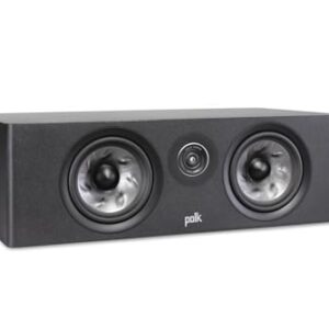 Alto-falante Polk Reserve Series R400 canal grande central, novo anel de pináculo de 2,54 cm e woofer duplo cone de turbina de 16,51 cm, certificado de alta resolução, Dolby Atmos e IMAX aprimorado (Equipamentos)