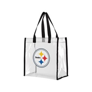 FOCO Bolsa reutilizável NFL Clear Stadium, Pittsburgh Steelers, Large, Bolsa transparente para estádio (Discos de Vinil)