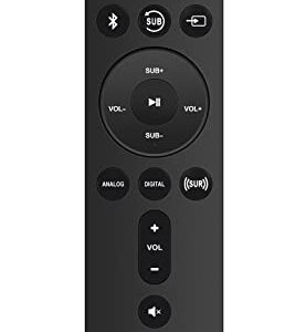 Substitua o controle remoto adequado para o sistema de som surround Klipsch Cinema Soundbar 700 800 1200 (Equipamentos)
