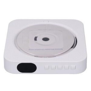 Zopsc Bluetooth CD Player with Remote Wall Mount Black (White) (Equipamentos)