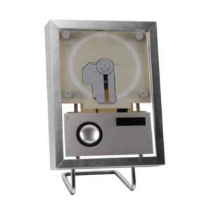 Zopsc Leitor de CD de Parede Com Porta-retratos, CD Player Portátil Montado na Parede Bluetooth 5.1 Com 6 Efeitos de Iluminação Dinâmicos Bateria de 8000mAh para Usuários de (Armação de metal (Equipamentos)