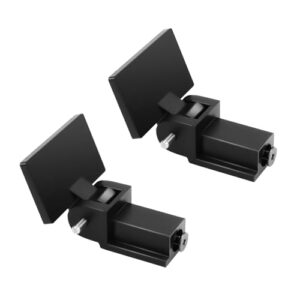 2 peças de substituição de dobradiças de capa contra poeira para Audio Technica AT-PL120, AT-LP120-USB, AT-LP120XUSB, at-LP3, at-LP5, AT-LP140, apto para toca-discos Stanton STR8-60, STR8-80 (Equipamentos)