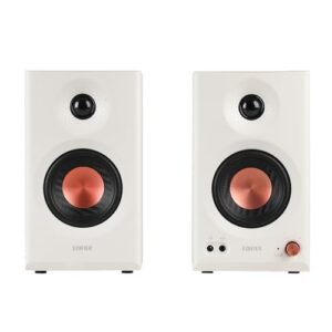 EDIFIER Monitor de Áudio 36W RMS Bluetooth 5.4 Hi-Res MR3 (Branco) (Equipamentos)