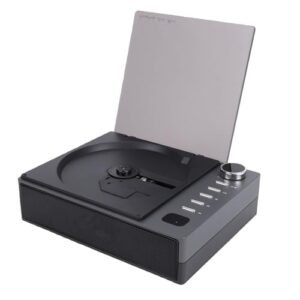 Sanpyl Leitor de CD Portátil, Alto-falante Bluetooth Com Rádio FM e Controle Remoto, para Reprodução de Música de Ioga Em Escritório Doméstico (Preta) (Equipamentos)