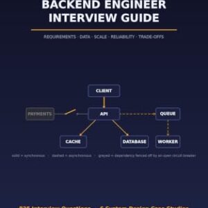 Senior Backend Engineer Interview Guide: The Complete Guide to Backend Programming, APIs, Databases, System Design, Distributed Systems, and Production Engineering Interviews (English Edition) - Tatipelly, Sunil (CDs)
