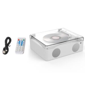 Mingzhe CD Player retrô Com Bateria 5.0 de 2500mAh (branca) (Equipamentos)